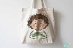 Cartoon Illustrations Of Girls’ Faces Product Image 3