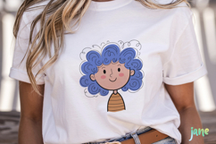 Cartoon Illustrations Of Girls’ Faces Product Image 5