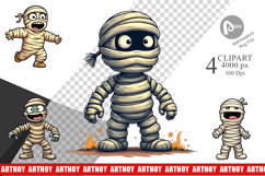 Cartoon Mummy Clipart Product Image 1