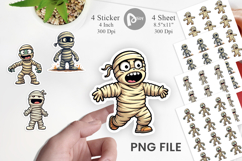 Cartoon Mummy Sticker Product Image 1