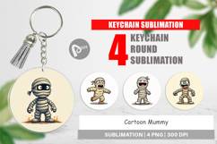 Cartoon Mummy Keychain Product Image 1