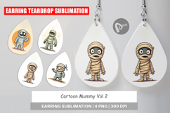 Cartoon Mummy Earring Product Image 1