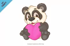 18 Cartoon Pandas 04. Animal Art. Product Image 9