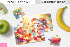 Cartoon 3d Animal| Summer Flower Sublimation Puzzle Design Product Image 1