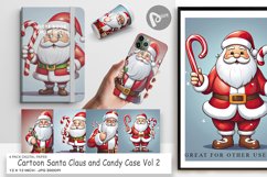 Digital Paper Cartoon Santa Claus Product Image 1