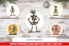 Cartoon Skeleton Wind Spinner Product Image 1