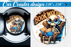Car Coaster | Skeleton coaster | Halloween Product Image 1