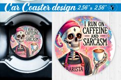 Car Coaster | Skeleton coaster | Halloween Product Image 1