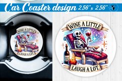 Car Coaster | Skeleton coaster | Halloween Product Image 1