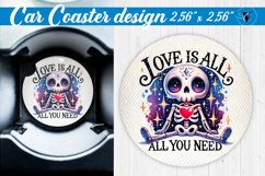 Car Coaster | Skeleton coaster | Halloween Product Image 1