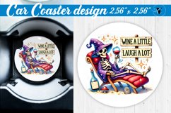 Car Coaster | Skeleton coaster | Halloween Product Image 1