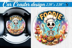 Car Coaster | Skeleton coaster | Halloween Product Image 1
