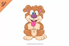 Cartoon Dogs 02. Clipart. Product Image 3