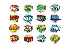 cartoon text baloon colorful collection, text bubble, Eps,Ai Product Image 1