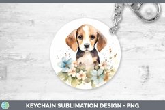 GorgeousCartoon Watercolor Keychain design.