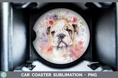 GorgeousCartoon Watercolor Car Coaster design.