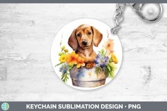 GorgeousCartoon Watercolor Keychain design.