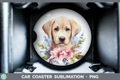 GorgeousCartoon Watercolor Car Coaster design.