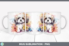 GorgeousCartoon Watercolor Mug Wrap design.