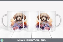 GorgeousCartoon Watercolor Mug Wrap design.