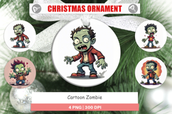 Cartoon Zombie Ornament Product Image 1