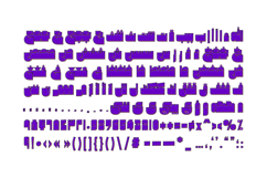 Cartoony - Arabic Color Font Product Image 11
