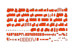 Cartoony - Arabic Color Font Product Image 13