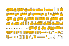 Cartoony - Arabic Color Font Product Image 14