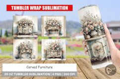 Tumbler Wrap Carved Furniture Product Image 1