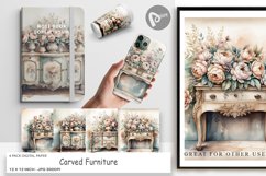 Digital Paper Carved Furniture Product Image 1