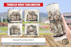 Tumbler Wrap Carved Furniture Product Image 1