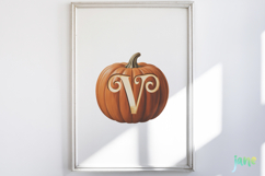 Carved Pumpkin Letter Bundle Product Image 5