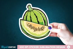 Casaba Melon Sticker Clipart, Sticker PNG Clipart Product Image 1