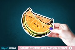 Casaba Melon Sticker Clipart, Sticker PNG Clipart Product Image 1