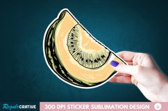 Casaba Melon Sticker Clipart, Sticker PNG Clipart Product Image 1