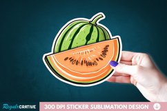 Casaba Melon Sticker Clipart, Sticker PNG Clipart Product Image 1