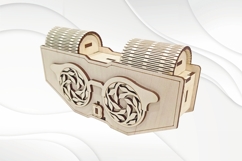 Unique gift box case for glasses, laser cutting design. Product Image 5