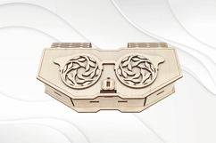 Unique gift box case for glasses, laser cutting design. Product Image 1