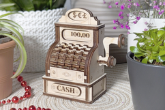 Cash Machine Miniature Laser Cut File, SVG and DXF Plywood Product Image 6