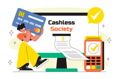10 Cashless Society Payment Illustration Product Image 4