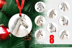 Christmas Ornaments Caspian Horse Watercolor Product Image 1