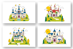10 Castle Vector Illustration Product Image 3