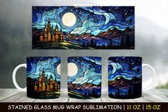 Stained Glass Fantasy Castle Wrap, 11 oz &amp;15 oz Product Image 1