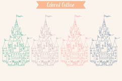 Hand Drawn Castle | Color Princess Royal Palace | Fairy tale Product Image 6