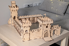 Main Gate of the Castle dollhouse - laser cut file Product Image 6