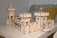 Main Gate of the Castle dollhouse - laser cut file Product Image 7