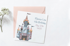 Hand Drawn Castle | Color Princess Royal Palace | Fairy tale Product Image 7