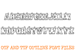 Castle Turret Font Doodle Lettering Medieval Cartoon ABC OTF Product Image 2