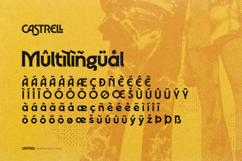 Castrell - 70s Retro Exotic Font Product Image 7