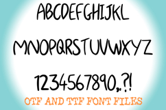 Casual Handwriting Everyday Lettering ABC Font Typeface OTF Product Image 2